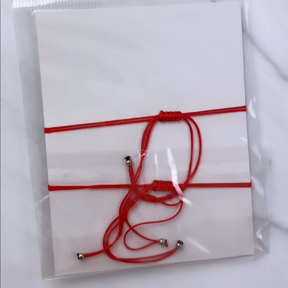 RED His & Hers Matching Rope Bracelets - Picture 8 of 11